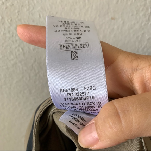 Patagonia Swim Water Wavefarer Striped Men's Tie Front Board Shorts 34 - Picture 9 of 10